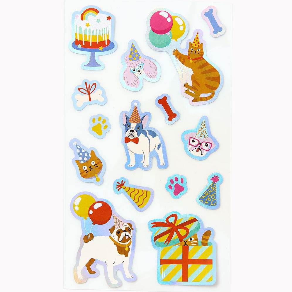 Alternative view of Birthday Animal Sticker Sheet