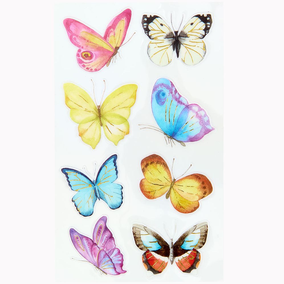 Alternative view of Beautiful Butterfly Sticker Sheet