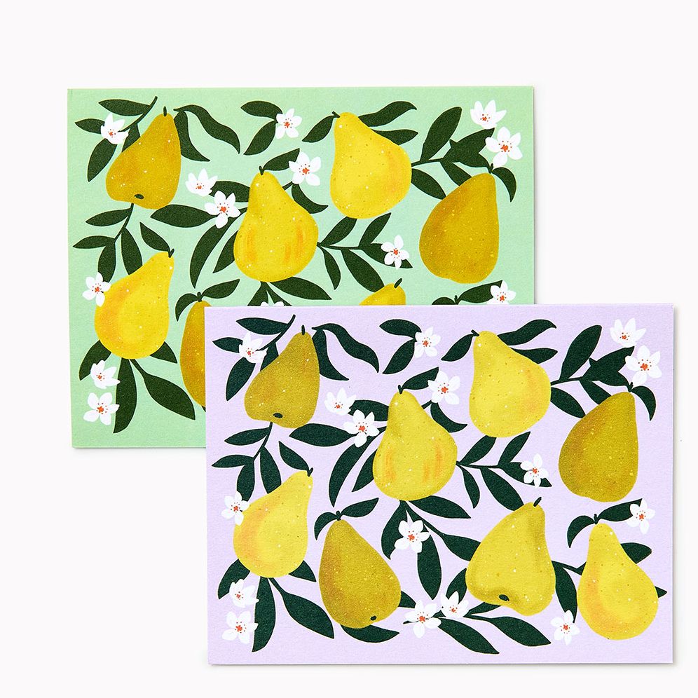 Alternative view of Pear Botanicals Stationery Set