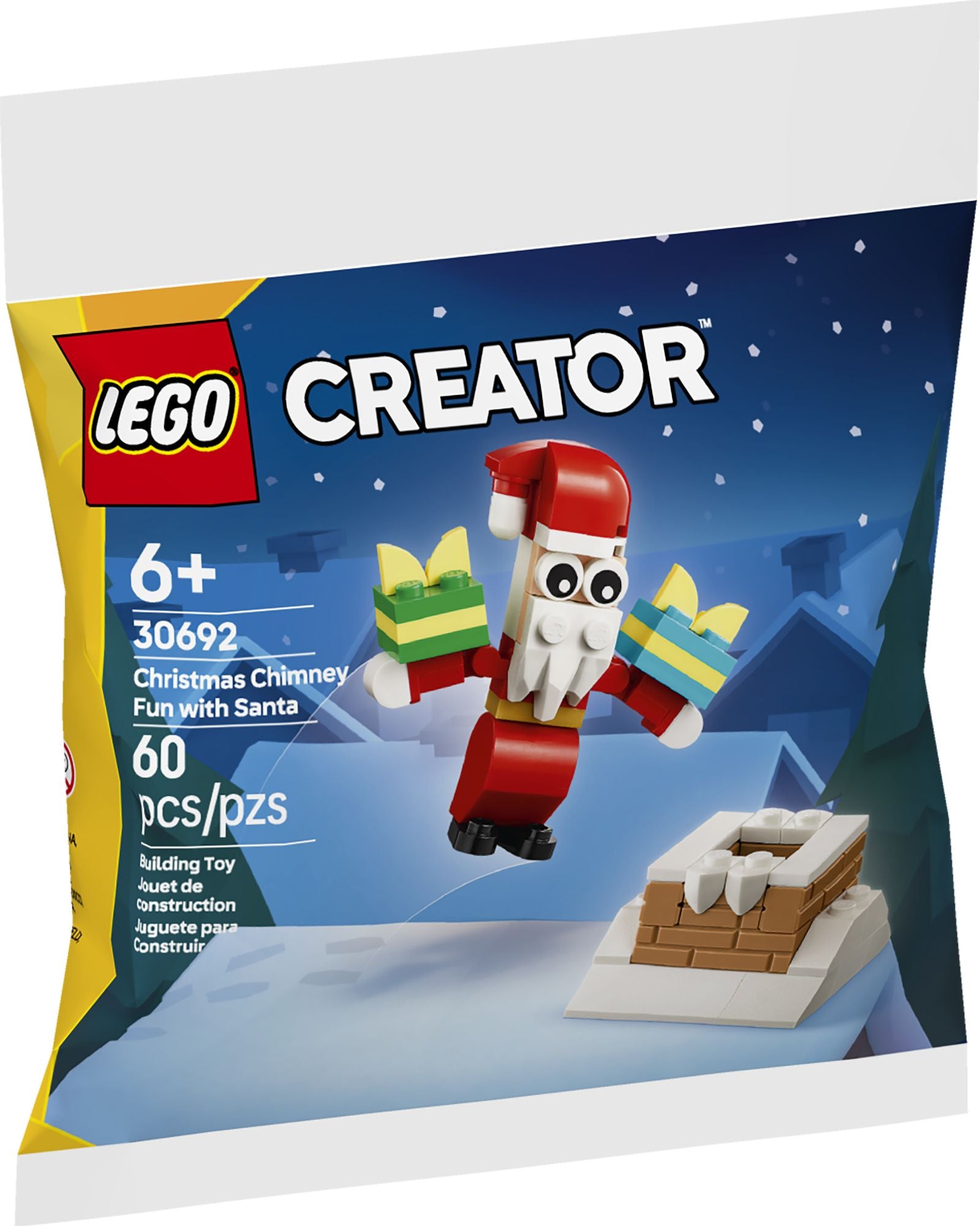 LEGO Creator Christmas Chimney Fun with Santa 30692 - Image 2