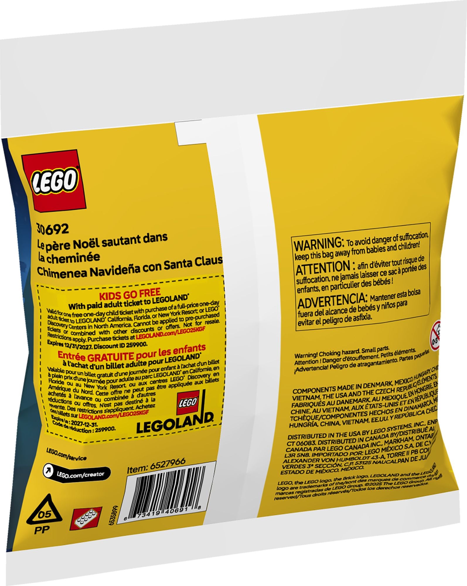 LEGO Creator Christmas Chimney Fun with Santa 30692 - Image 3