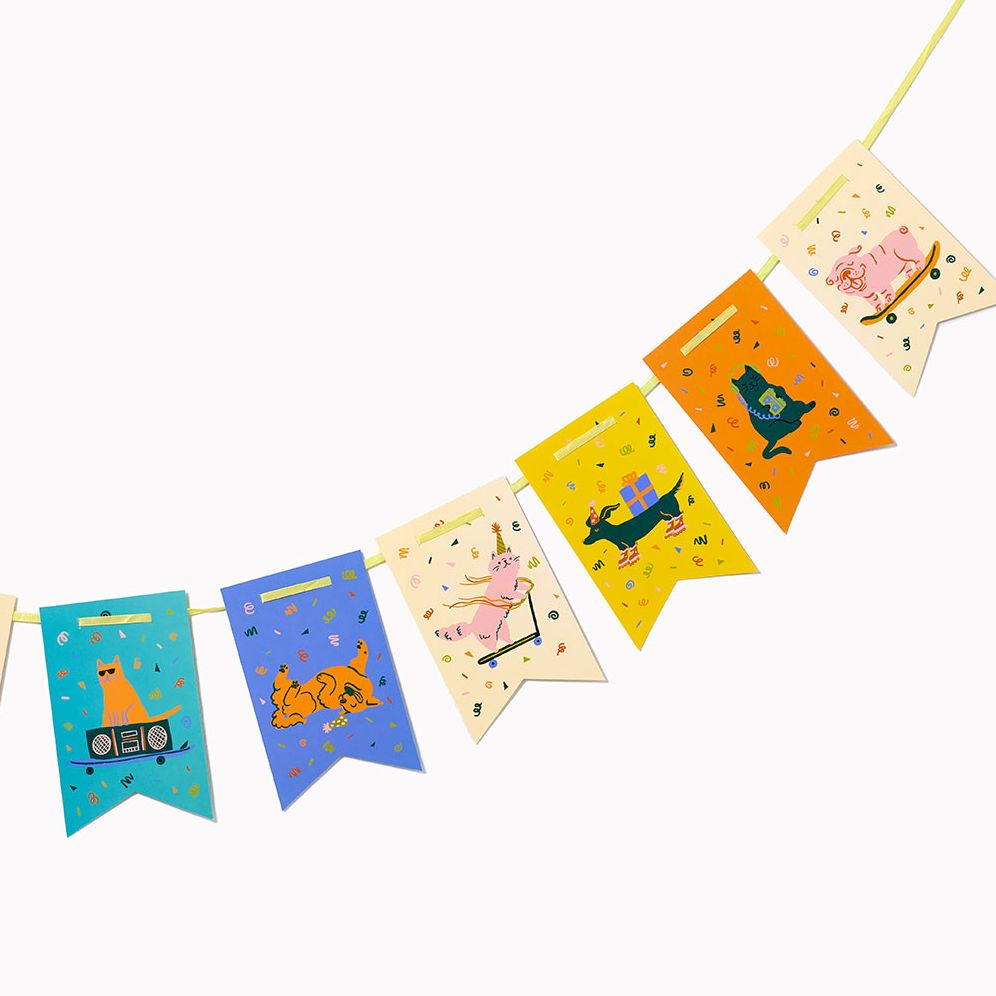Alternative view of Bday Animal Garland