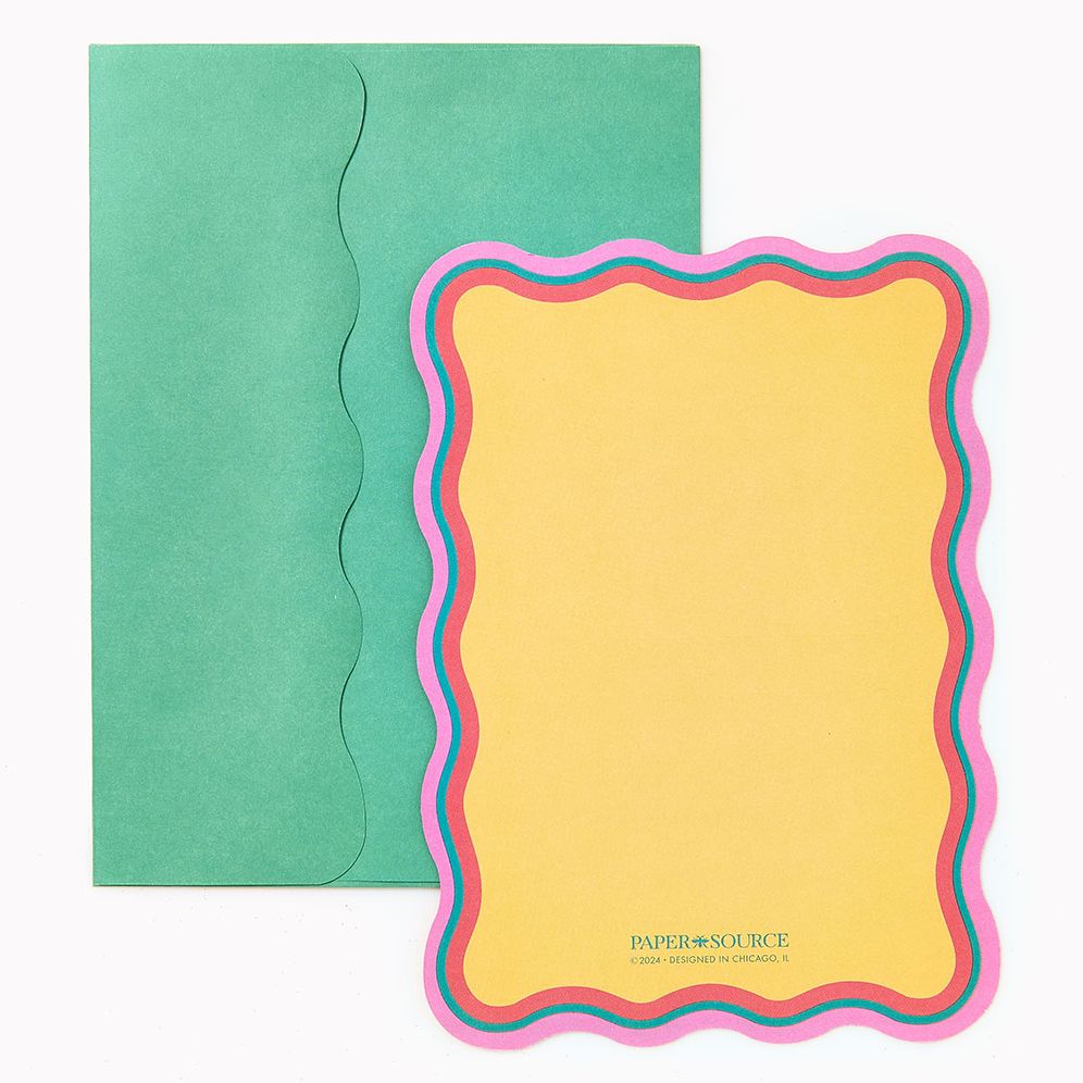 Alternative view of Diecut Wavy Party Invitations