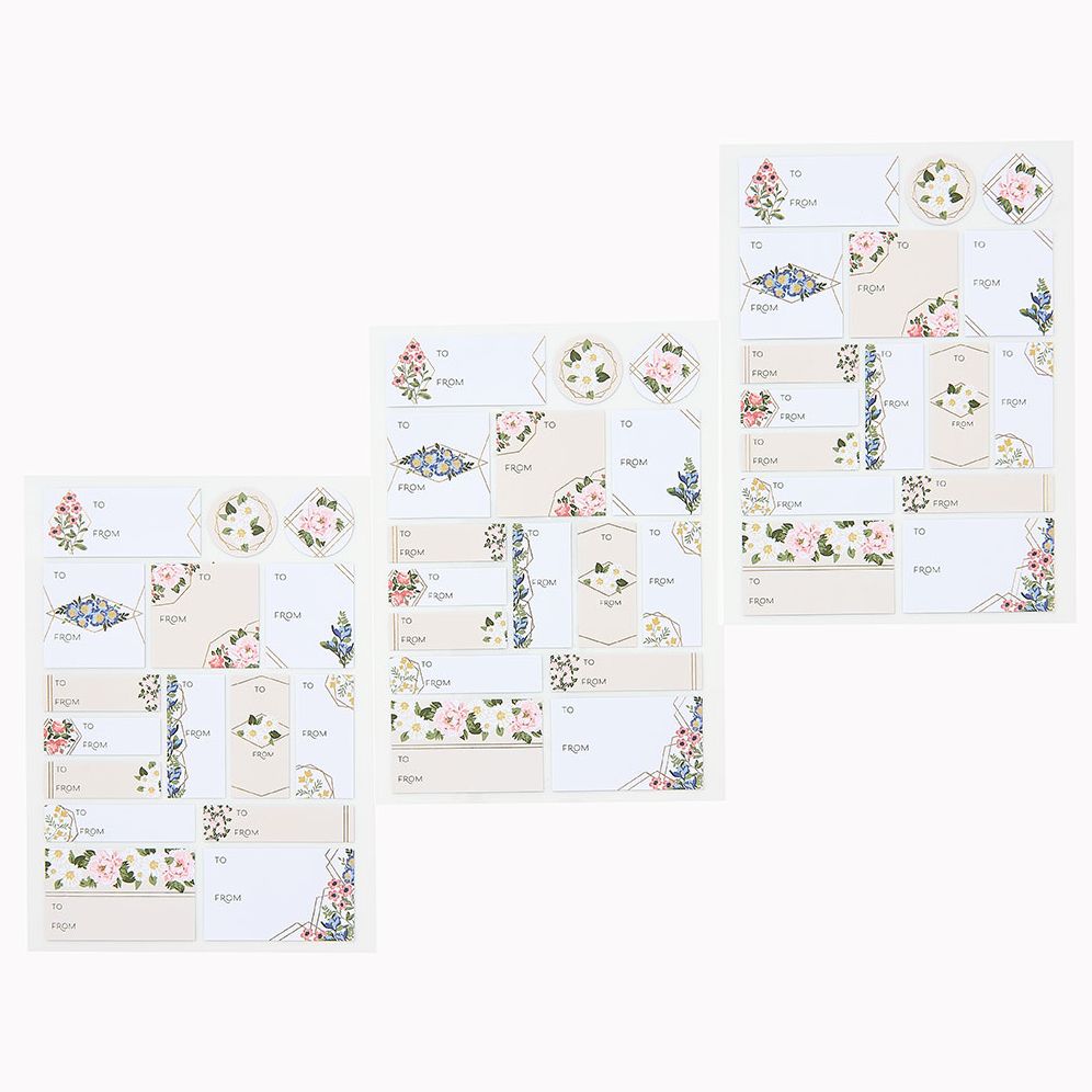 Alternative view of Parisian Floral Gift Labels