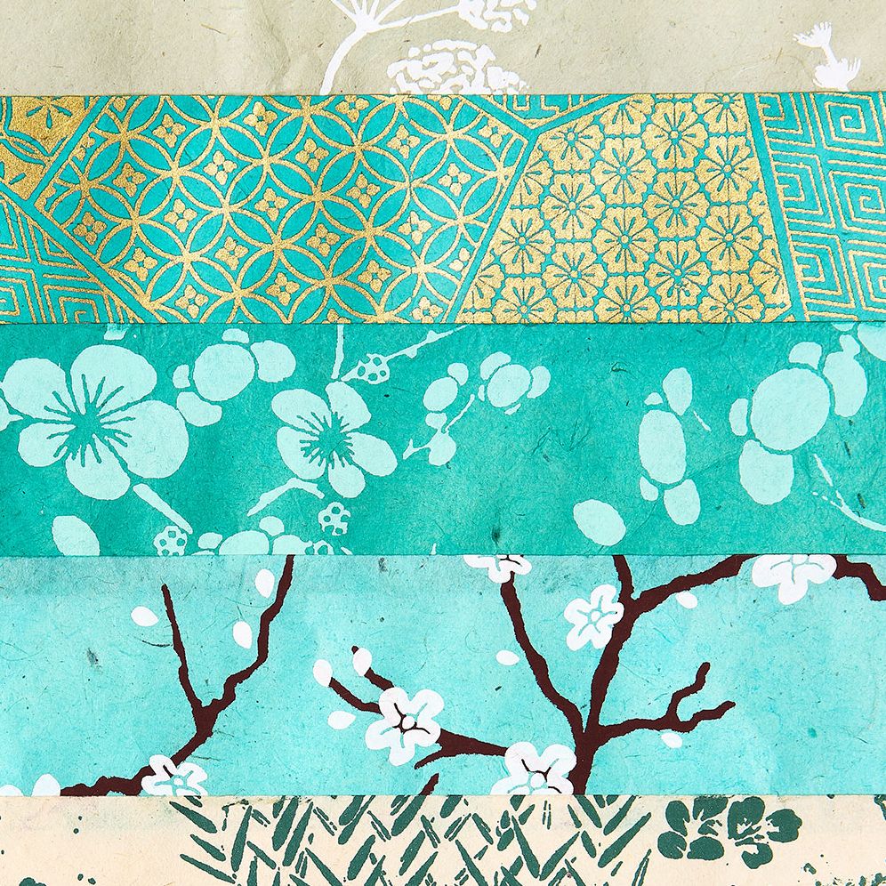 Alternative view of Quilt Pattern Handmade Paper