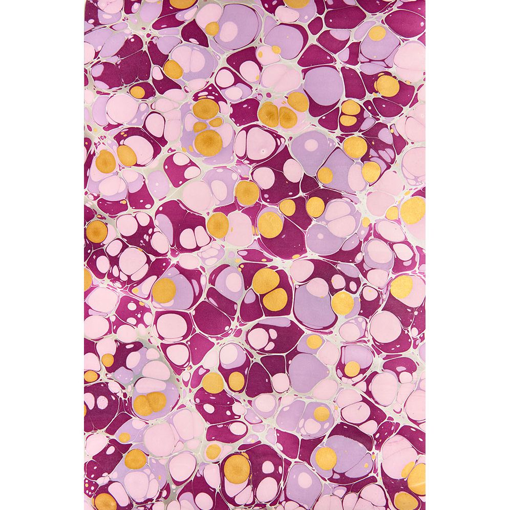 Alternative view of Stone Orchid Hand Marbled Flat Wrap