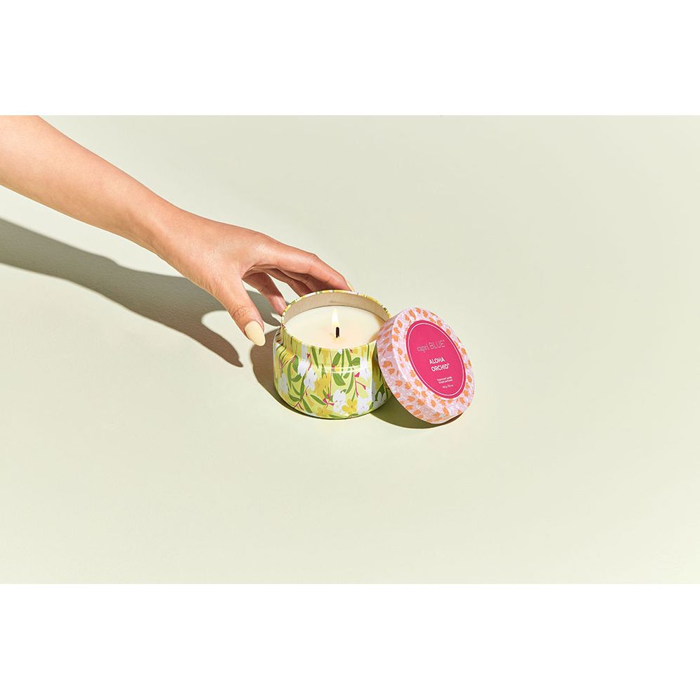 Alternative view of Aloha Orchid Pattern Play Tin
