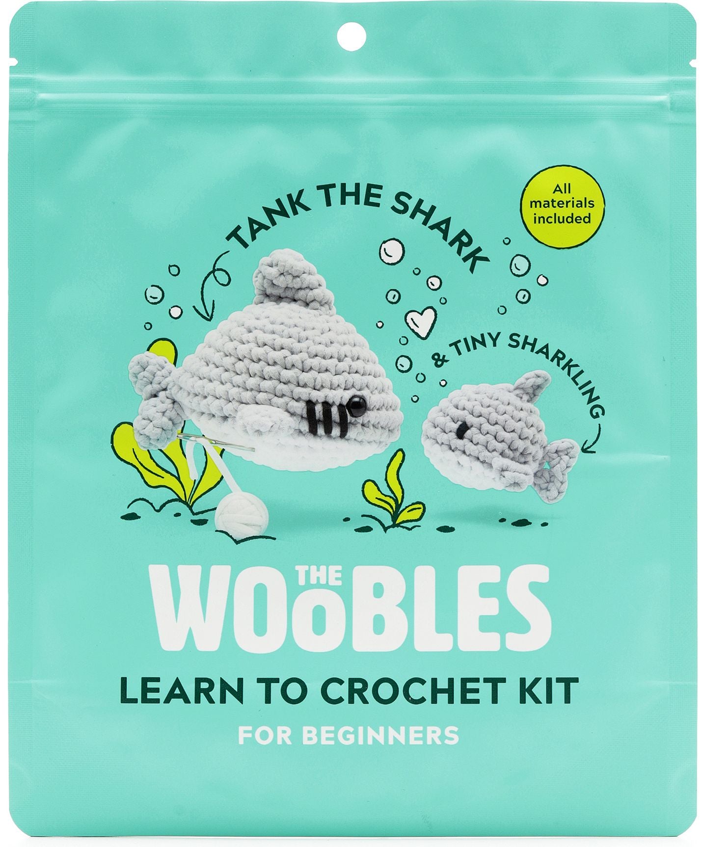 Alternative view of Tank the Shark, The Woobles Beginner Crochet Kit - Exclusive