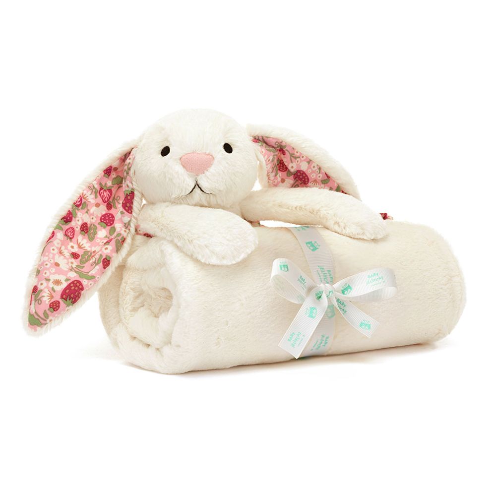 Alternative view of Blossom Cream Bunny 'Berry' Blankie