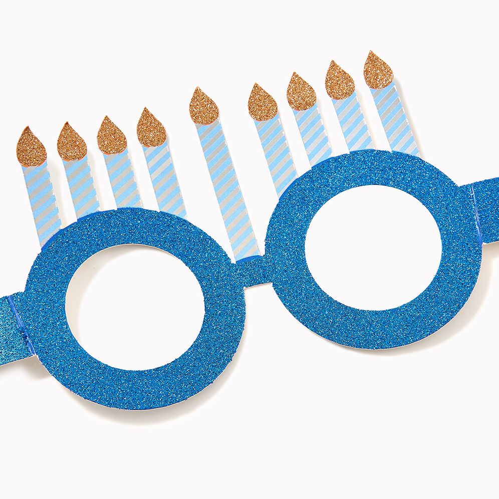Alternative view of Menorah Paper Glasses