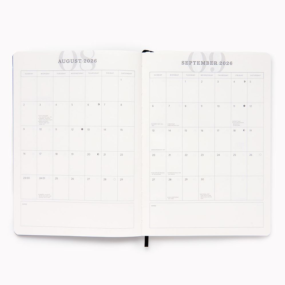 2026 Paper Source 12M Classic Weekly Desk Planner - Image 2