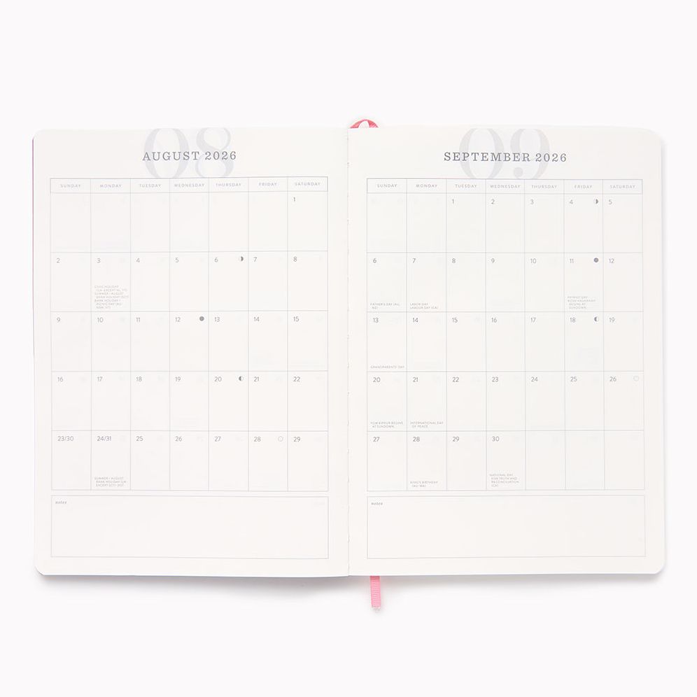 Alternative view of 2026 Paper Source 12M Professional Weekly Desk Planner