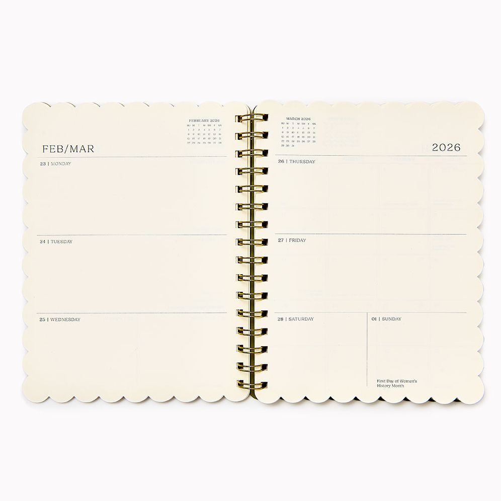 Alternative view of 2026 Paper Source Butterfly Die Cut 12M Planner - Exclusive