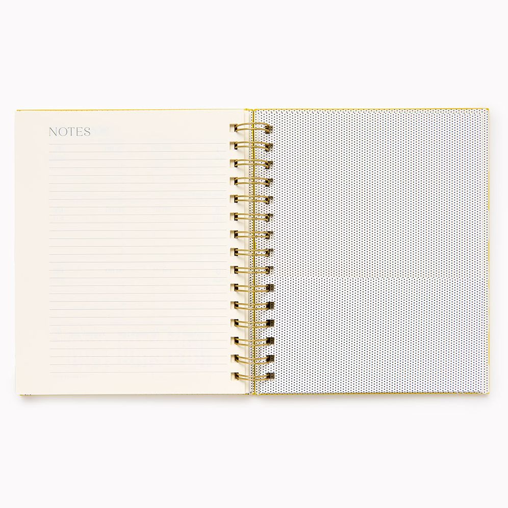 2026 Paper Source Yellow Chicago Ave Medium Weekly Spiral 12M Planner - Exclusive - Image 4