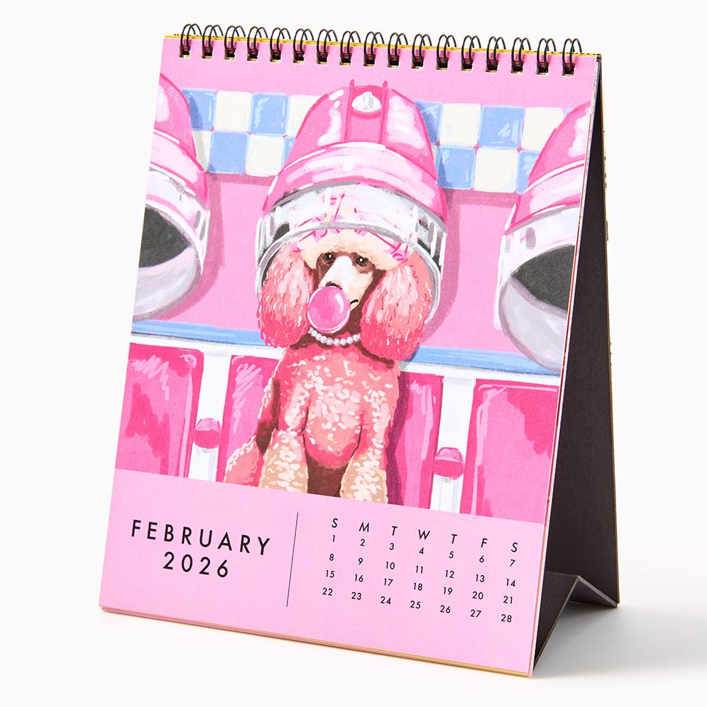 2026 Paper Source Good Boys Desk Easel Calendar - Image 3