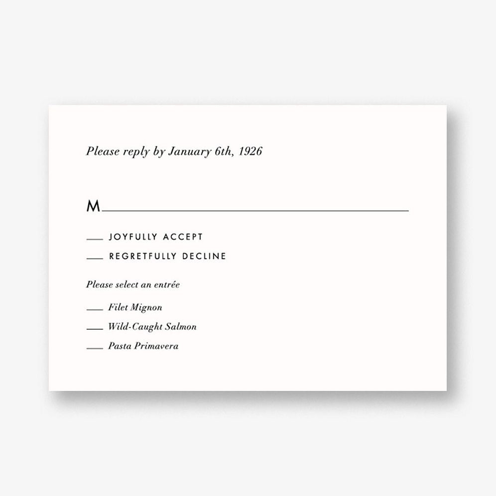Pastel Petals Response Card