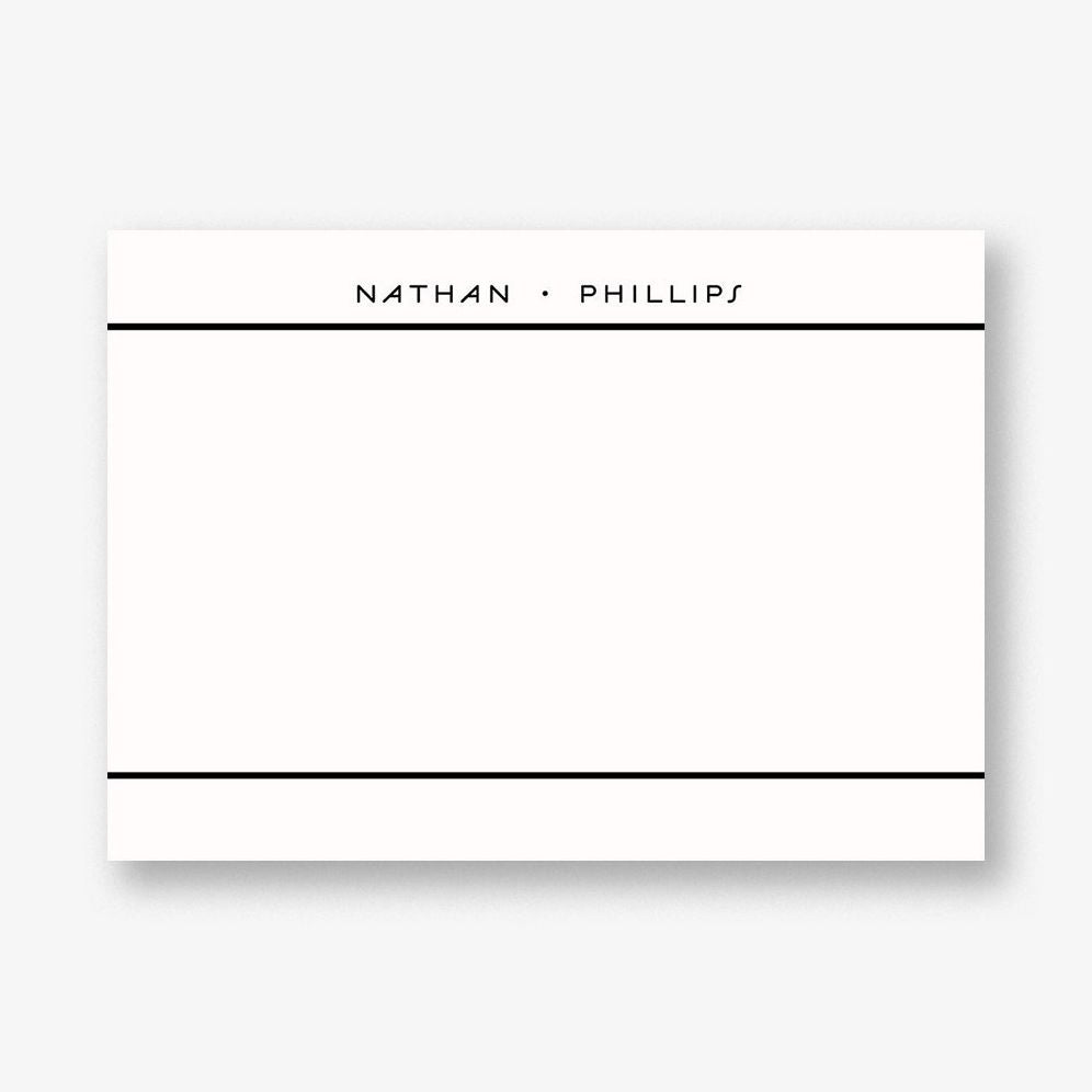 Double Line Stationery