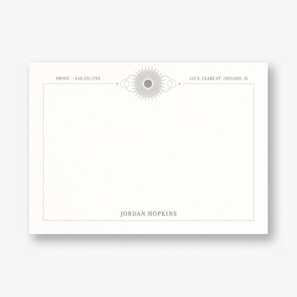Starburst Stationery