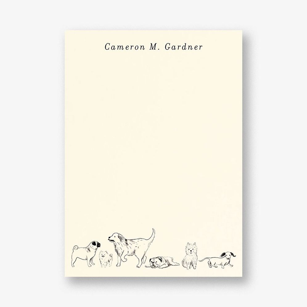 Sketched Dogs Stationery