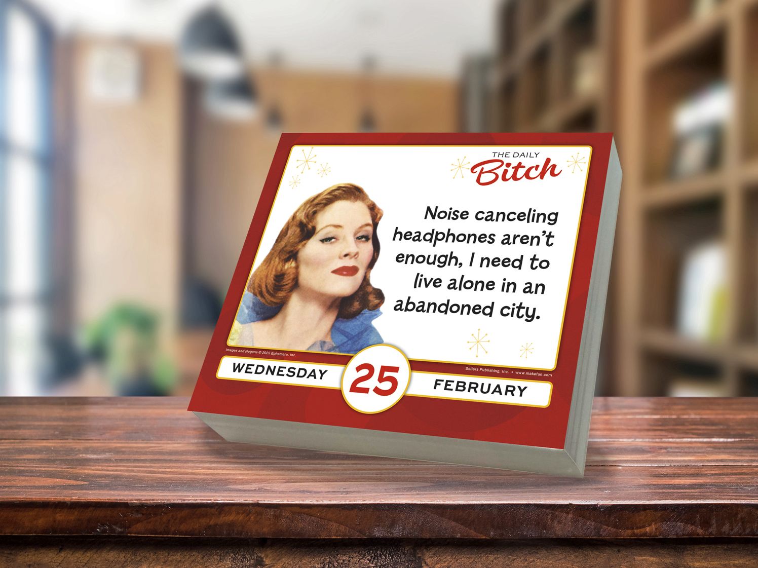 Alternative view of 2026 Daily Bitch, The Boxed/Daily Calendar
