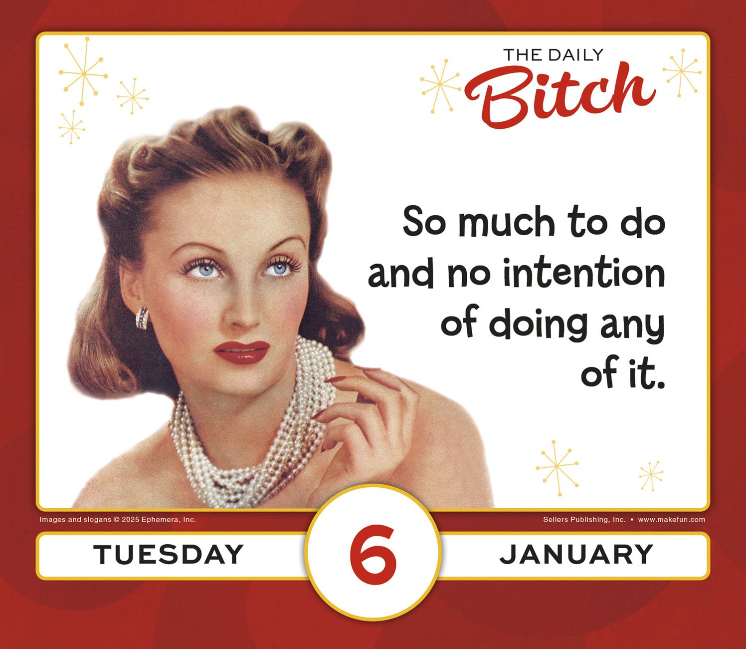 2026 Daily Bitch, The Boxed/Daily Calendar - Image 3