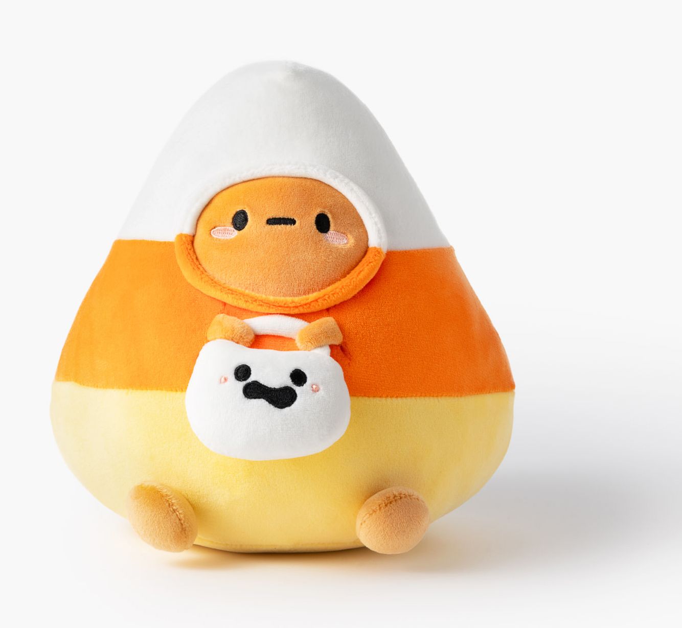 Candy Corn Tayto Potato with Ghost Midi Mochi Plush - Image 2