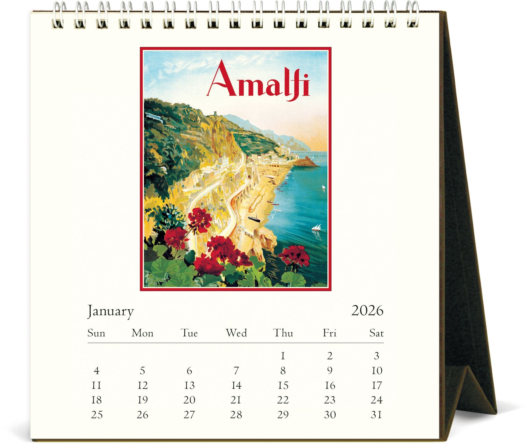 Alternative view of 2026 Cavallini Italia Desk Calendar