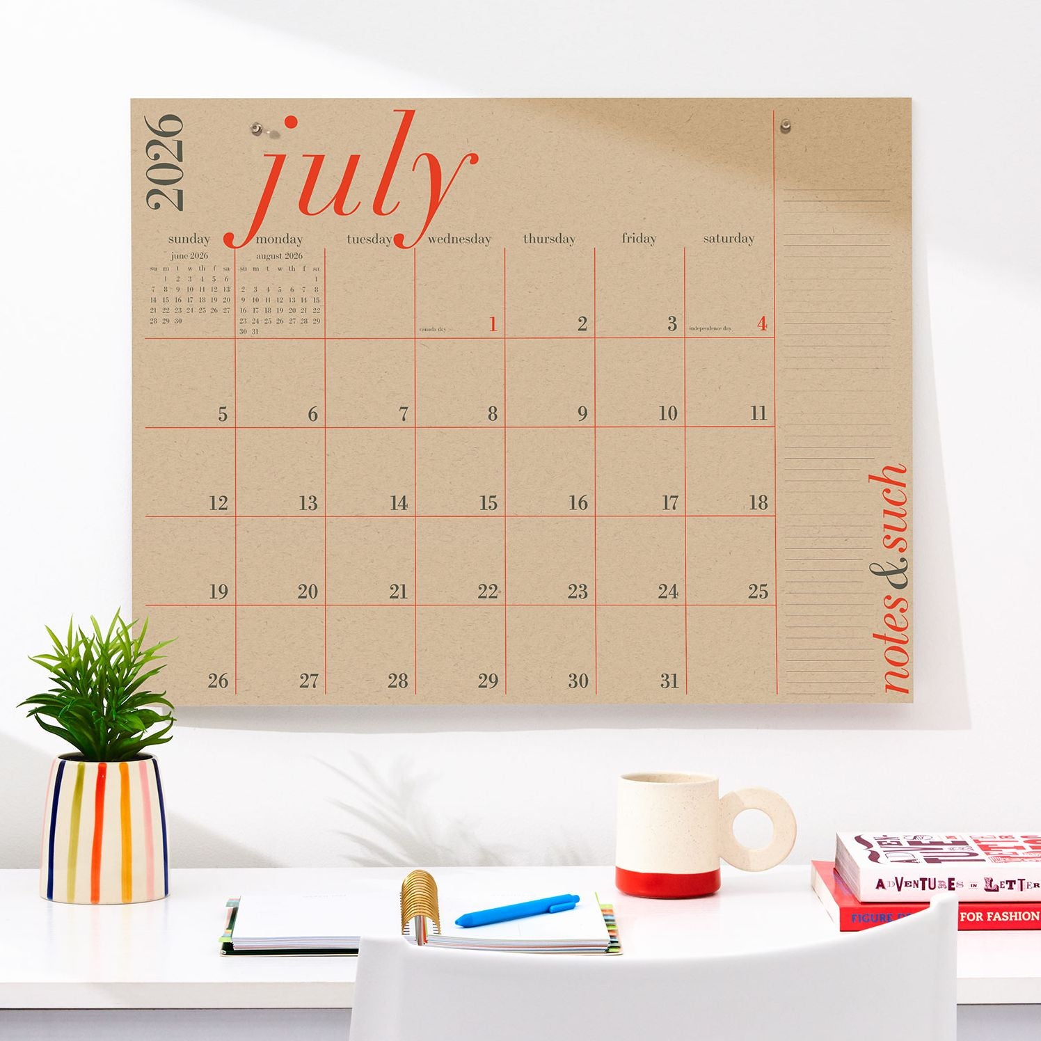 2026 Paper Source The Great Big Calendar