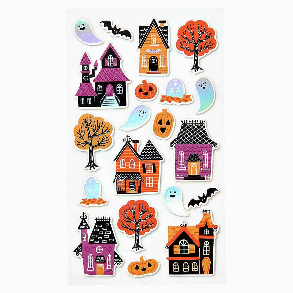 Alternative view of Haunted House Sticker Sheet