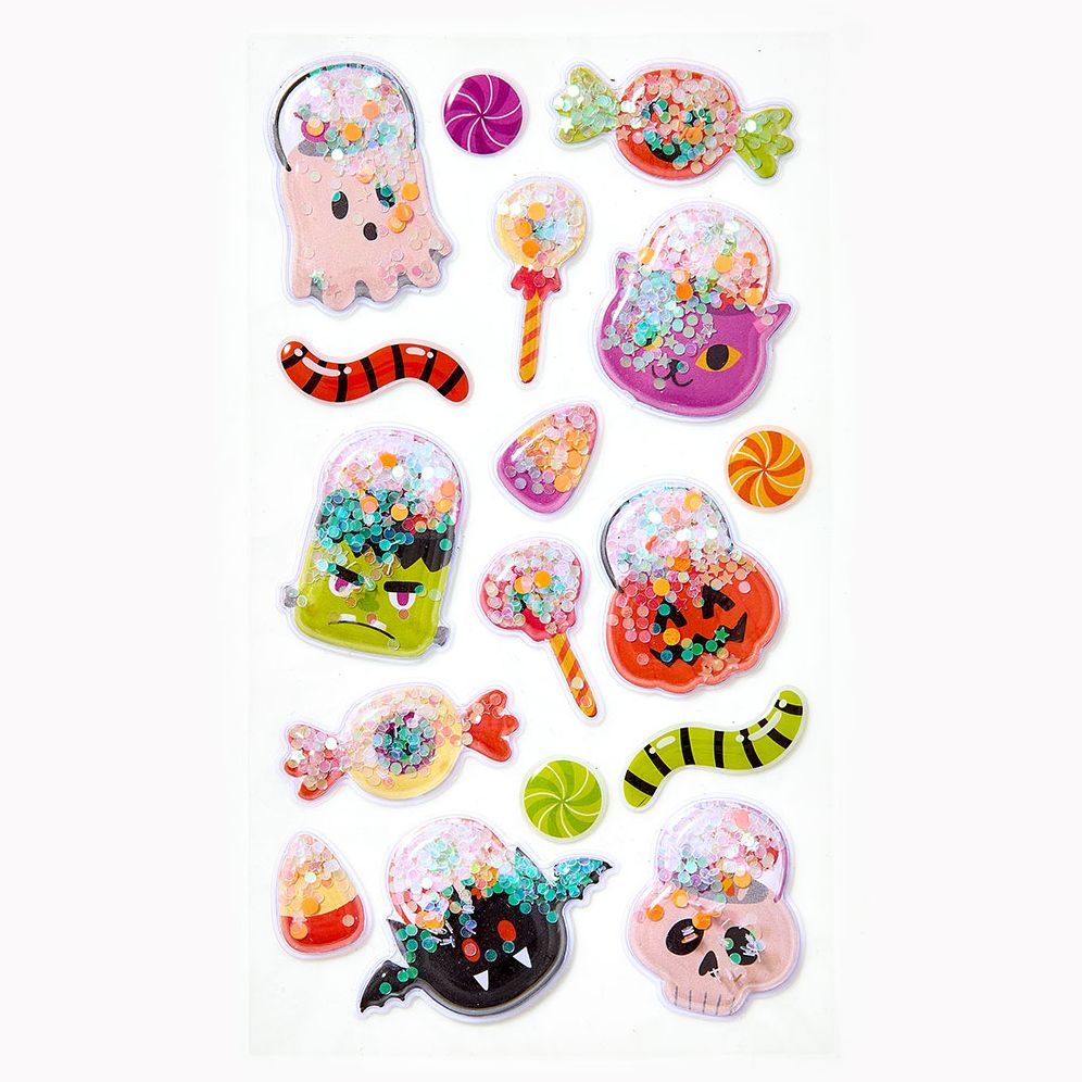 Alternative view of Trick or Treat Shaker Sticker Sheet