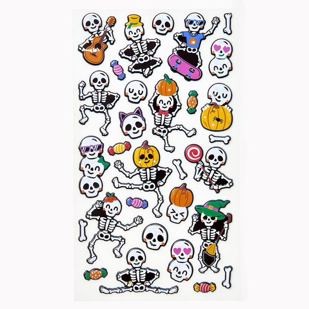 Alternative view of Dancing Skeleton Sticker Sheet