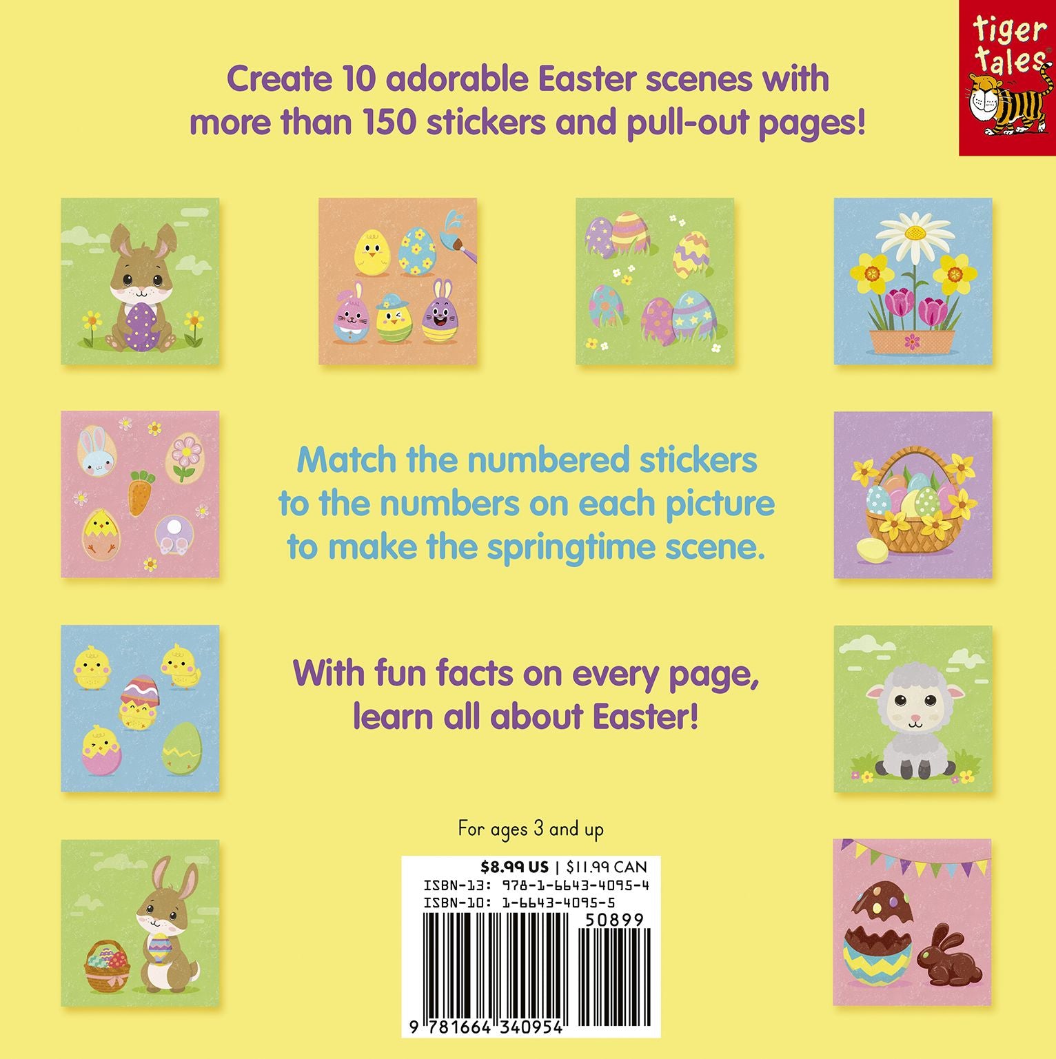 Color With Stickers: Easter: Create 10 Pictures with Stickers! - Image 7