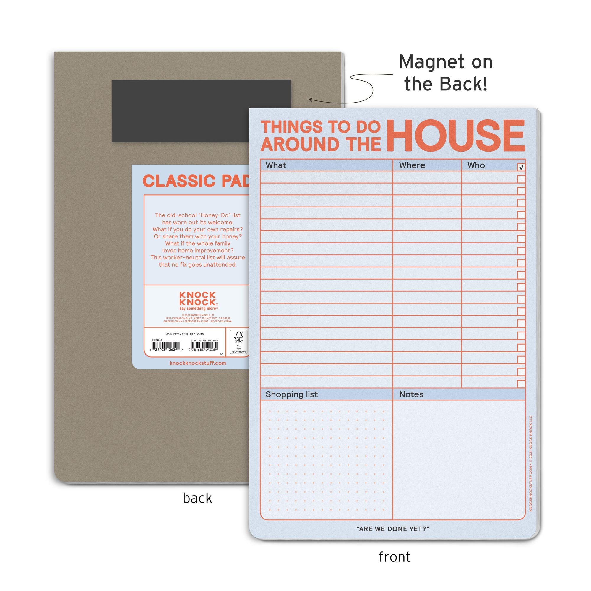 Things to Do Around the House Notepad with Magnet (Pastel Edition) - Image 5