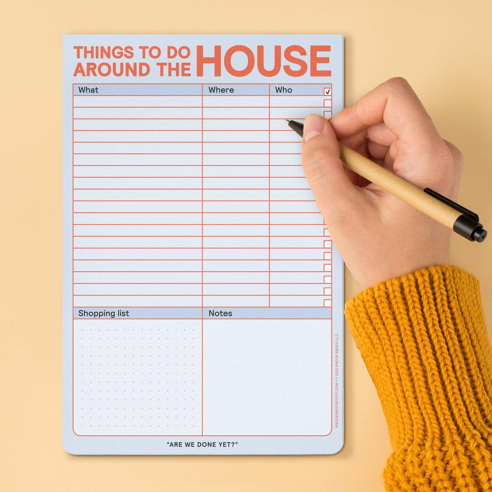 Things to Do Around the House Notepad with Magnet (Pastel Edition) - Image 6