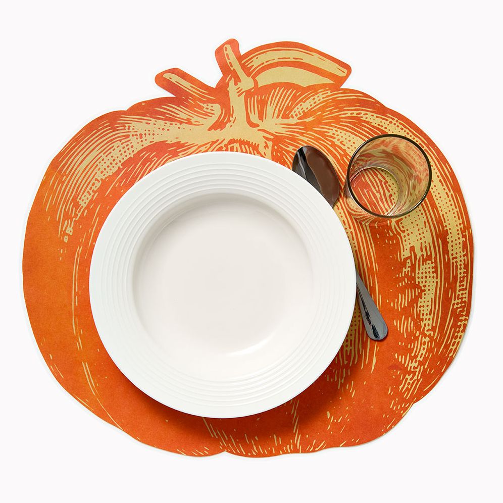 Alternative view of Die-cut Harvest Pumpkin Placemats