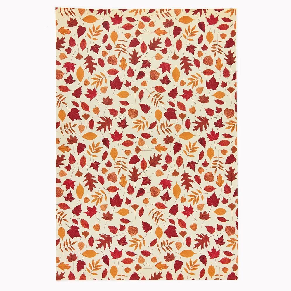 Alternative view of Autumn Leaves Flat Wrap