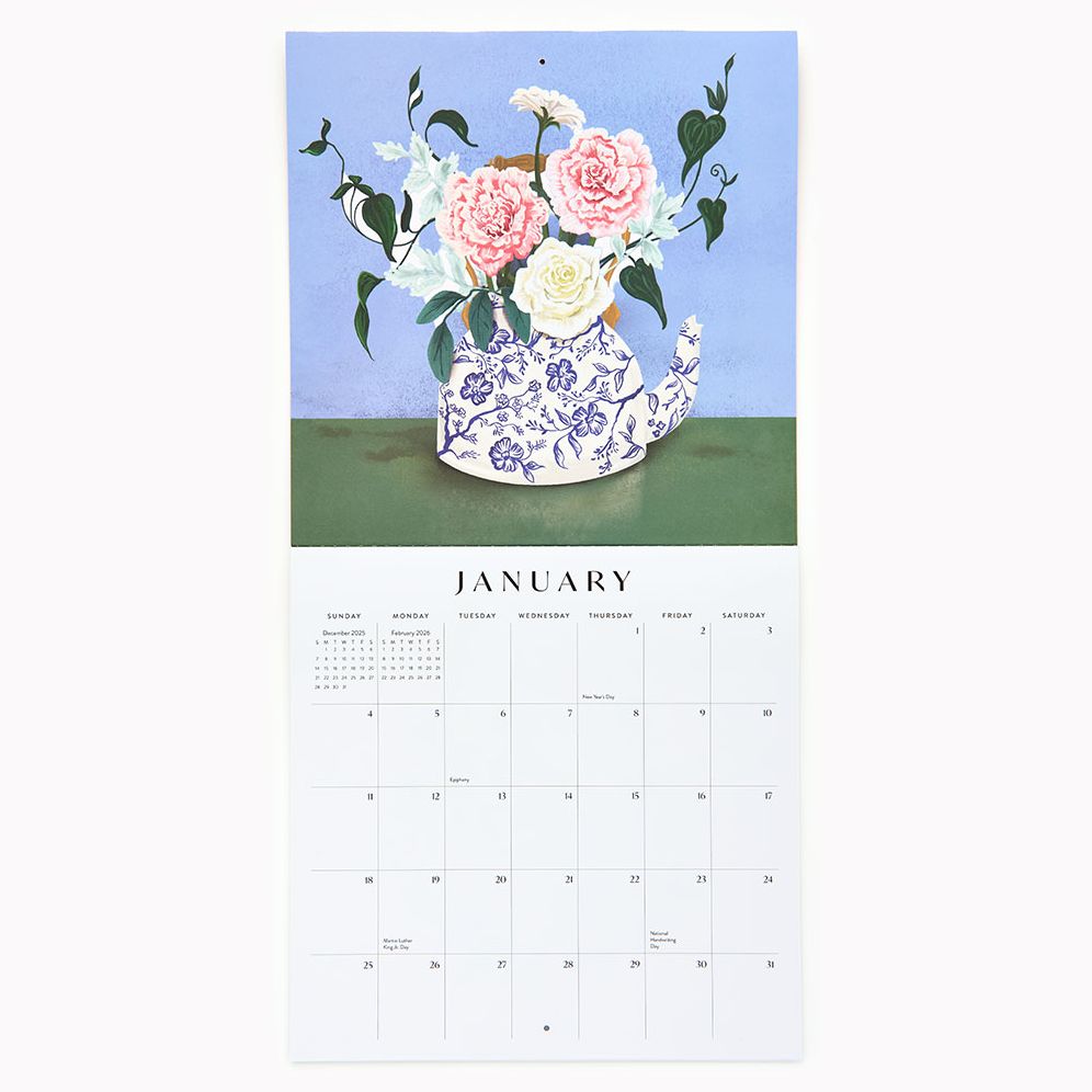 2026 Paper Source Floral Vase Calendar - Image 3
