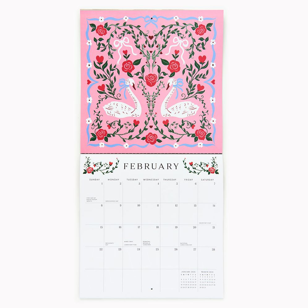2026 Paper Source Art Grid Calendar - Image 4