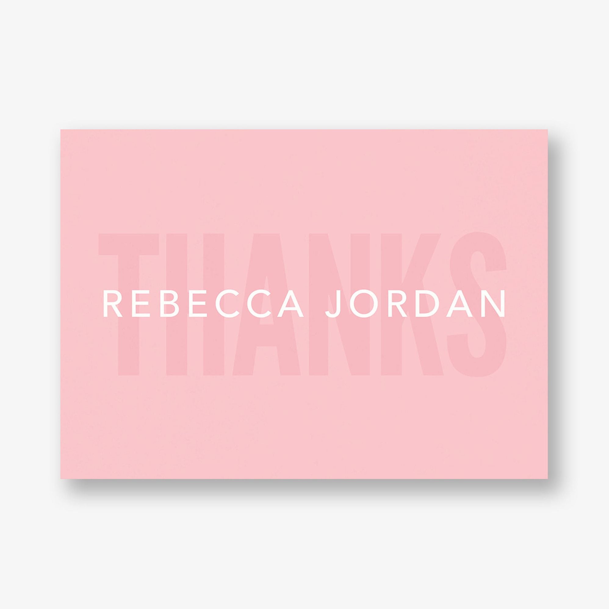 Stacked Type Bat Mitzvah Stationery - Image 3