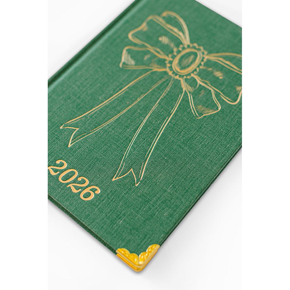 2026 Foil Bow 12-Month Medium Bound Planner - Image 3