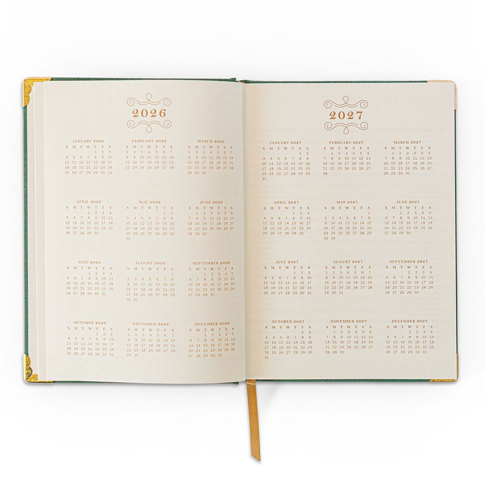 2026 Foil Bow 12-Month Medium Bound Planner - Image 9