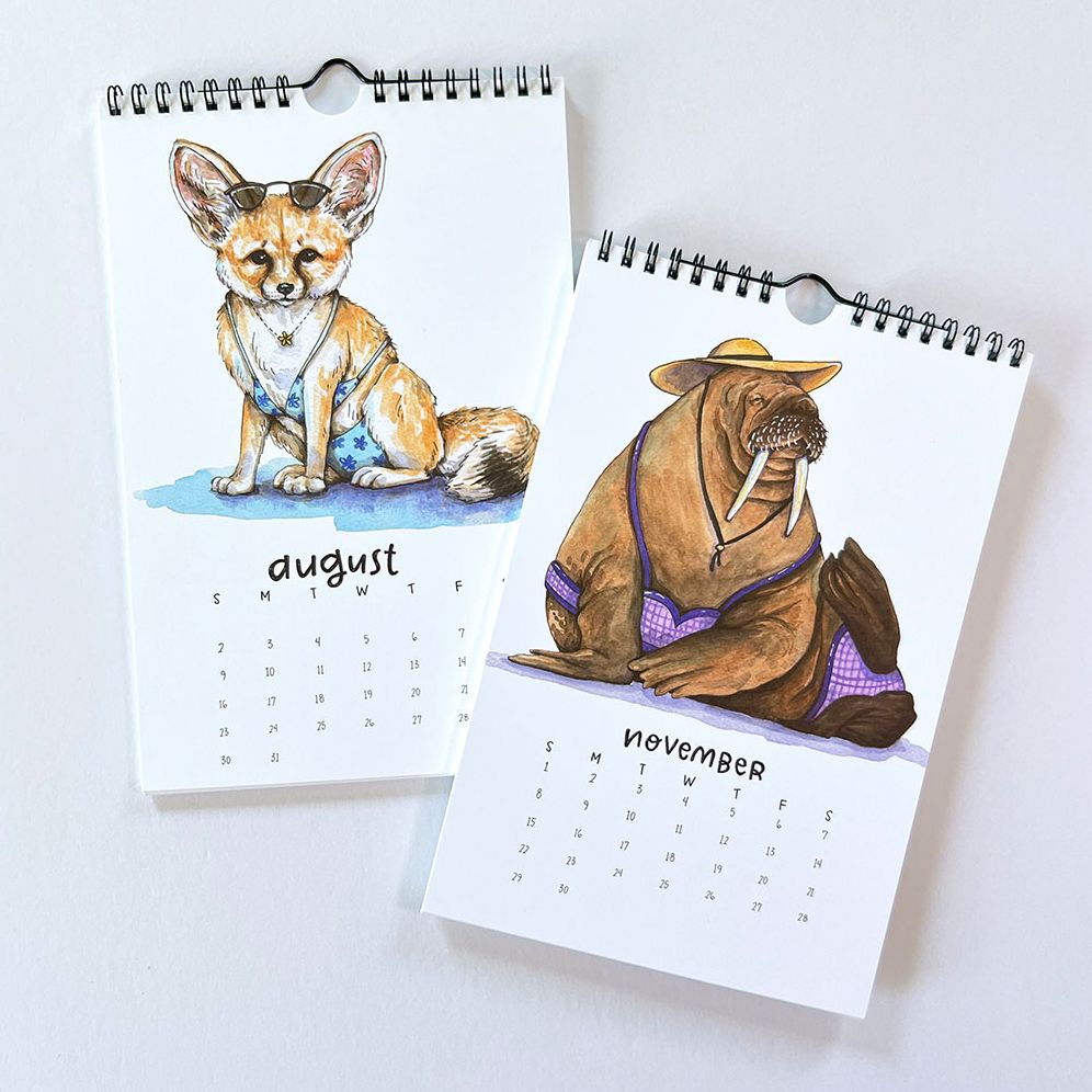 2026 Swimsuit Calendar by Paper Wilderness - Image 7