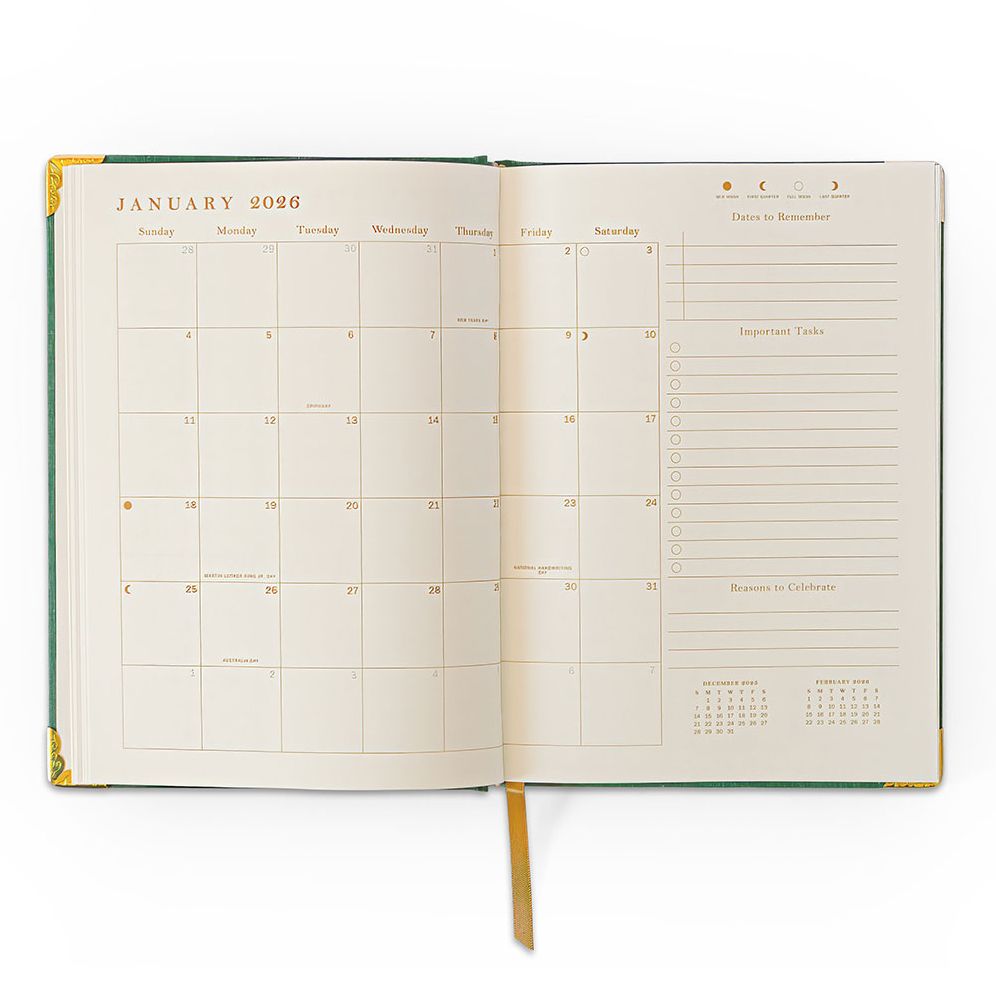2026 Foil Bow 12-Month Medium Bound Planner - Image 11
