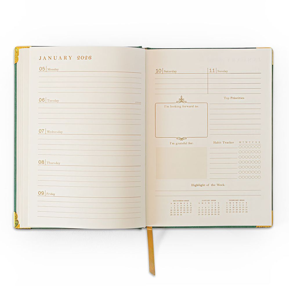 2026 Foil Bow 12-Month Medium Bound Planner - Image 12