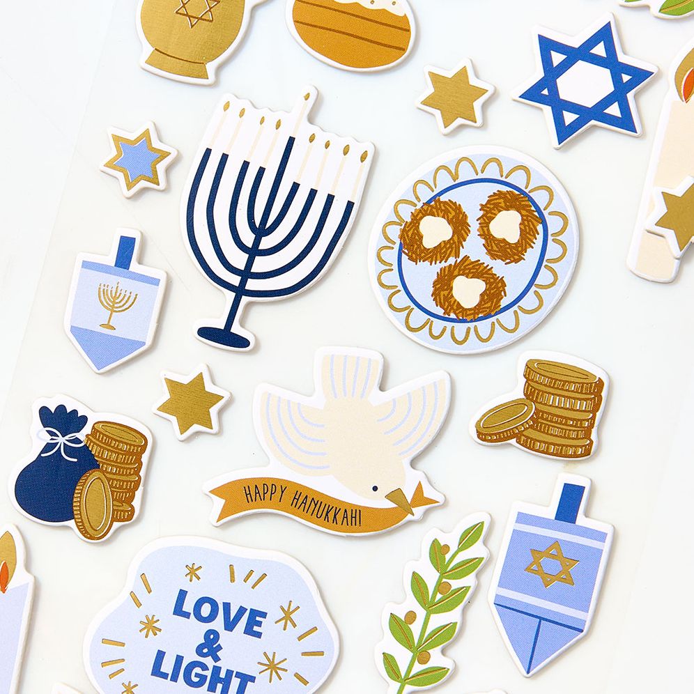 Alternative view of Hanukkah Icon Stickers