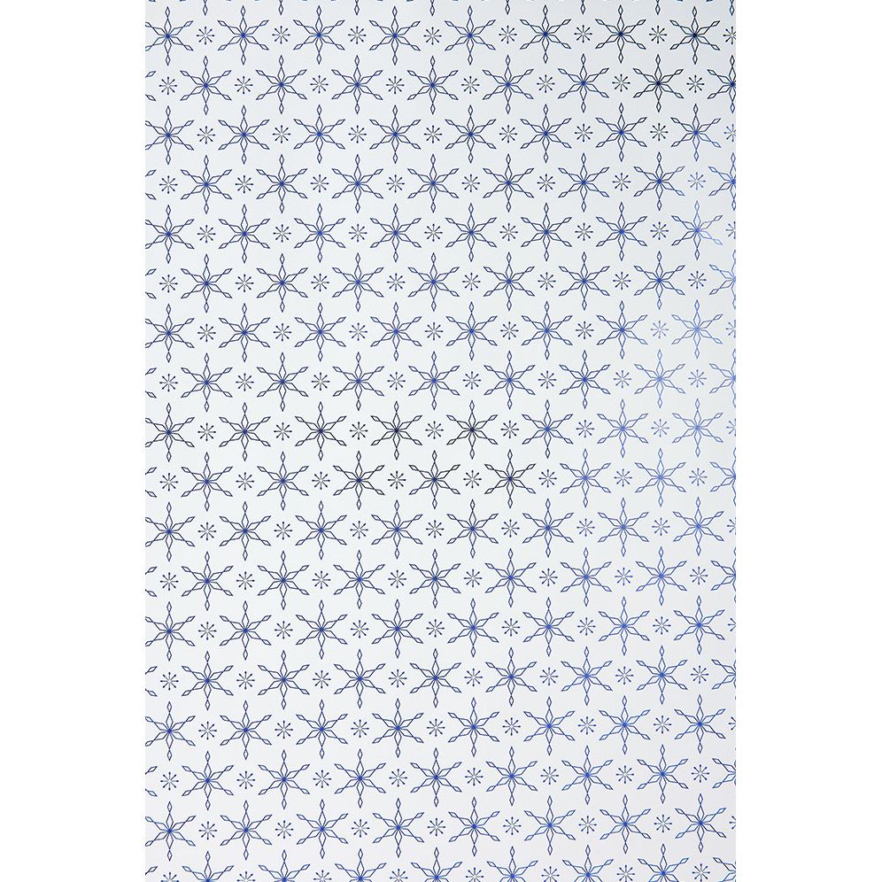 Alternative view of Blue Snowflakes Roll Wrap