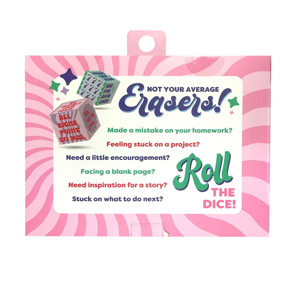 Alternative view of Feeling Lucky: Erasers (Set of 5)