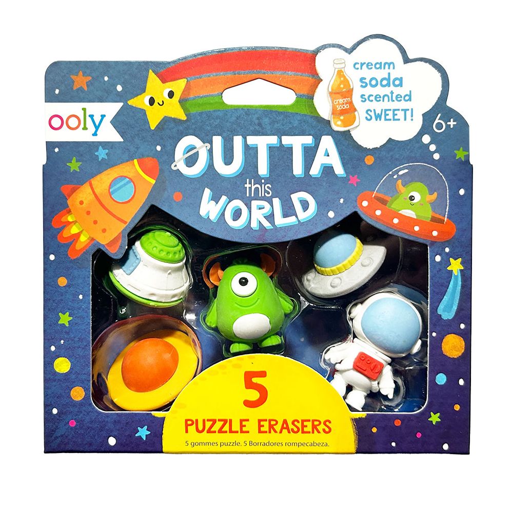 Alternative view of Outta This World: Scented Erasers (Set of 5)