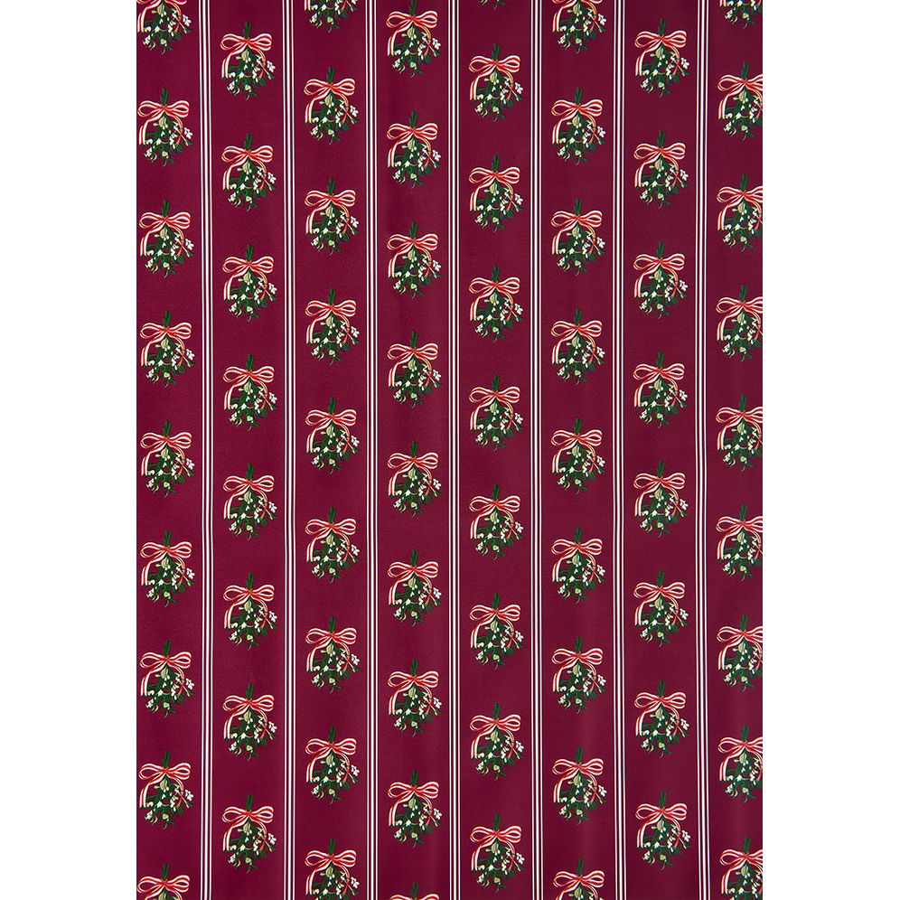Alternative view of Mistletoe Stripes Stone Wrapping Paper