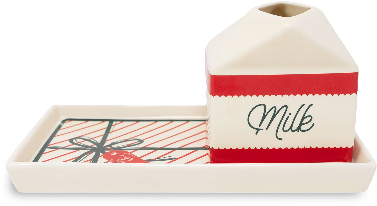 Milk and Cookies Treat Tray Set - Image 2